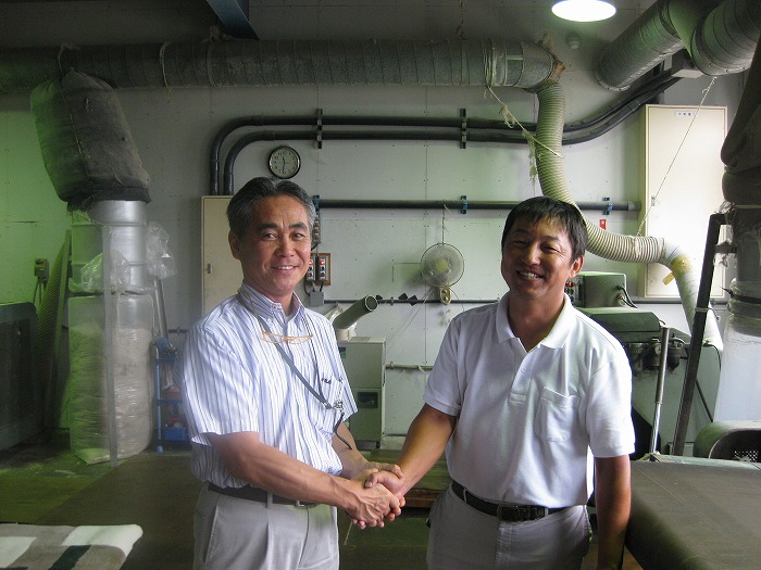 升田社長と私