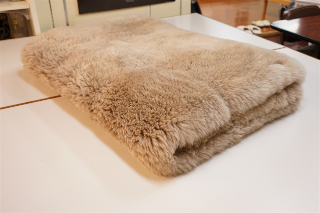 長毛ムートンシーツ55～75ｍｍ　シングル①